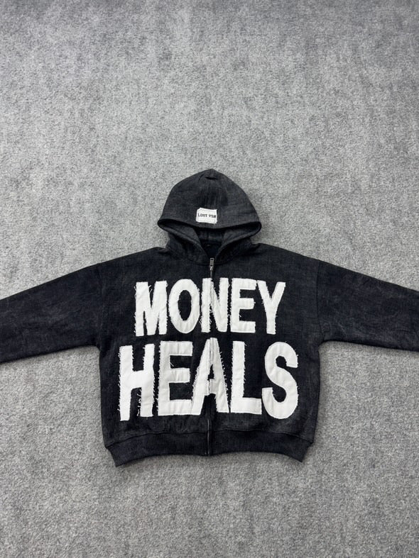 LostVsn “Money Heals” zip up